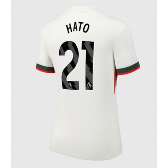 Chelsea Jorrel Hato #21 Maglia Gara Trasferta Repliche 2025-26 Donna Maniche Corte